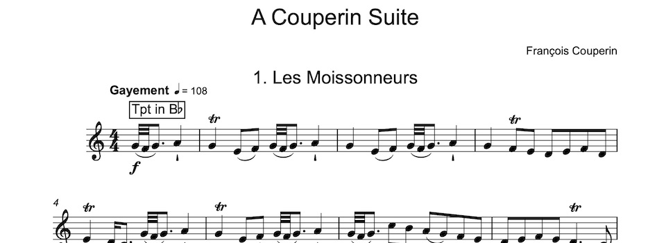 A Couperin Suite Slider